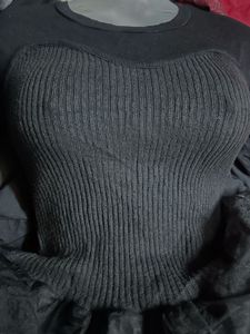 Chic Black Long Sleeve Dress