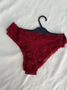 H&amp;M Red &amp; Maroon Brazillian Briefs - New Size-M