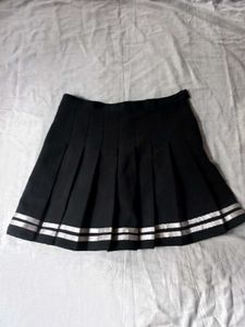 Pleated Mini Skirt