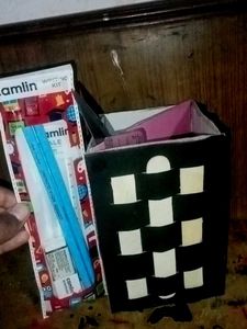 Handmade Wooden Pen Stand -Use For Study Material