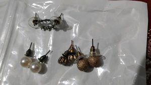 Pack Of 4 Stud Earrings