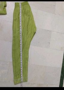 Green Embroidered Kurta Set