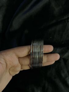 Silver Tone Bangle Set