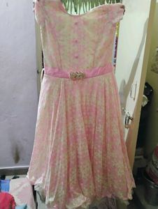 Pink Floral Party Dress