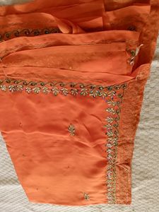 Unstitched Lahenga Blouse Fabric And Duptta