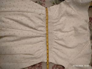 Pretty Off White Dress