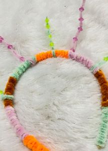 Combo Of Hairband And Scrunchie (HANDMADE)