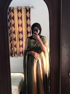 Double shade Anarkali with bottom and dupatta