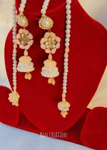 Elegant Pearl Jhumka Earrings