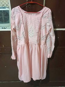 Baby Pink 🩷 Sharara Set With Dupatta