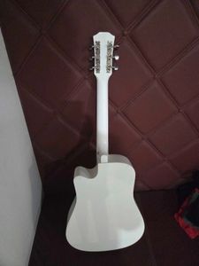 White Acoustic Guitar