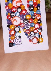 Qulling Crafted Art Piece