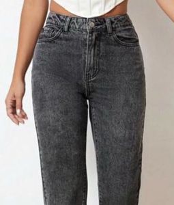 Stylish Gray Denim Jeans