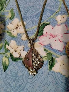 Vintage Gold Tone Jewelry Set