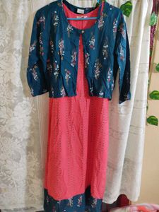 Beautiful,Kurti With Short Koti🎀