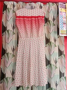 Red &amp; White Dress