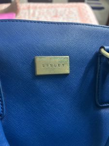 Authentic Blue Sisley Handbag