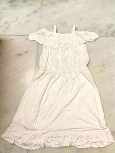 White off shoulder dress