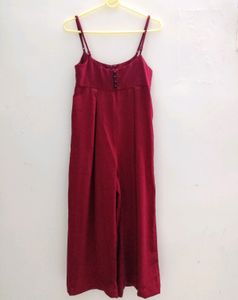 SHEIN Maroon Jumpsuit For Women