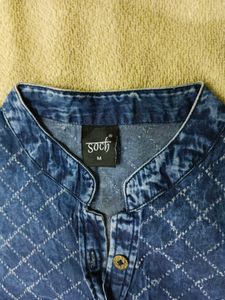 Branded Denim Kurti