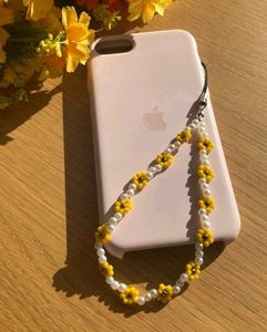 Cute Daisy Pearl Phone Charm Strap💚