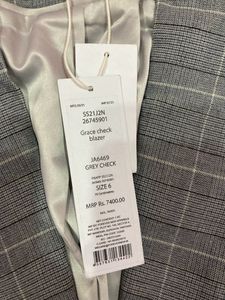 Forever New Grace check blazer