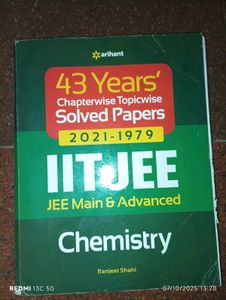 IIT JEE Chemistry Solved Papers