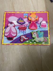 Chunky Pieces Puzzle Board Wooden
