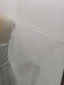 Elegant Grey Tulle Dress