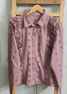 Eyelet Embroidered Blouse Bust Size-38-40