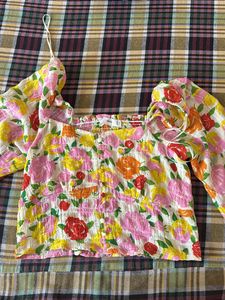 Mango Floral Top