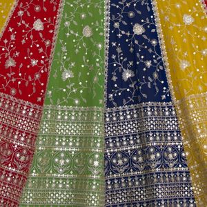 Multi Coloured Lehenga