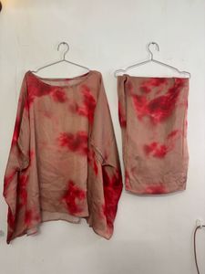 Tie-Dye Caftan &amp; Pants Set