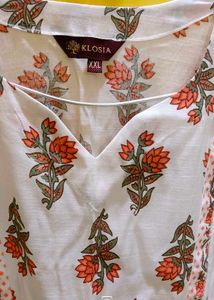 Floral Print Kurta