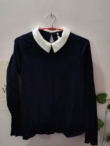 Miss Chase Navy Blue Shirt