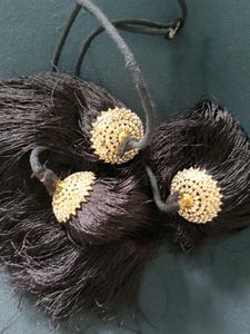 Black Tassel Hair Accessories