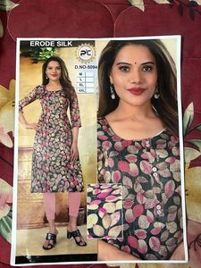 Floral Print Kurta