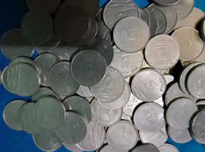 5 Rupees Stainless Steel Coins 100 Piece