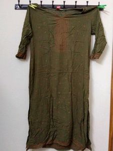Olive Green Kurta