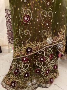 Embroider ready to wear saree
