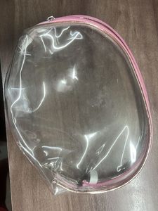 transparent travel pouch
