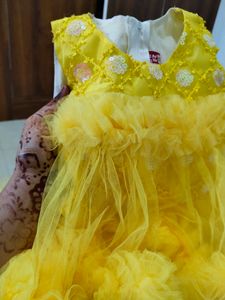Yellow Baby Frock
