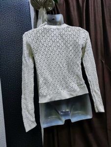 Crochet Knit Cardigan