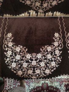 Heavy Cotton Embroidered Sofa Cover Set 16 Piece