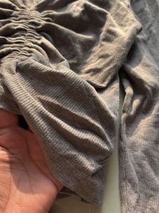 Ruched Front Long Sleeve Top