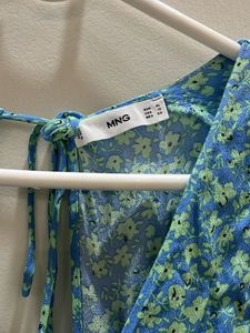 Mango Front Slit Dress
