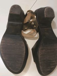 Women Copper Color Sandals