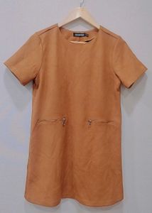 Brown Shift Dress