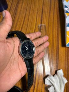 Casio Men Watch Lether