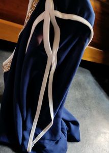 Navy Blue Embellished Blouse